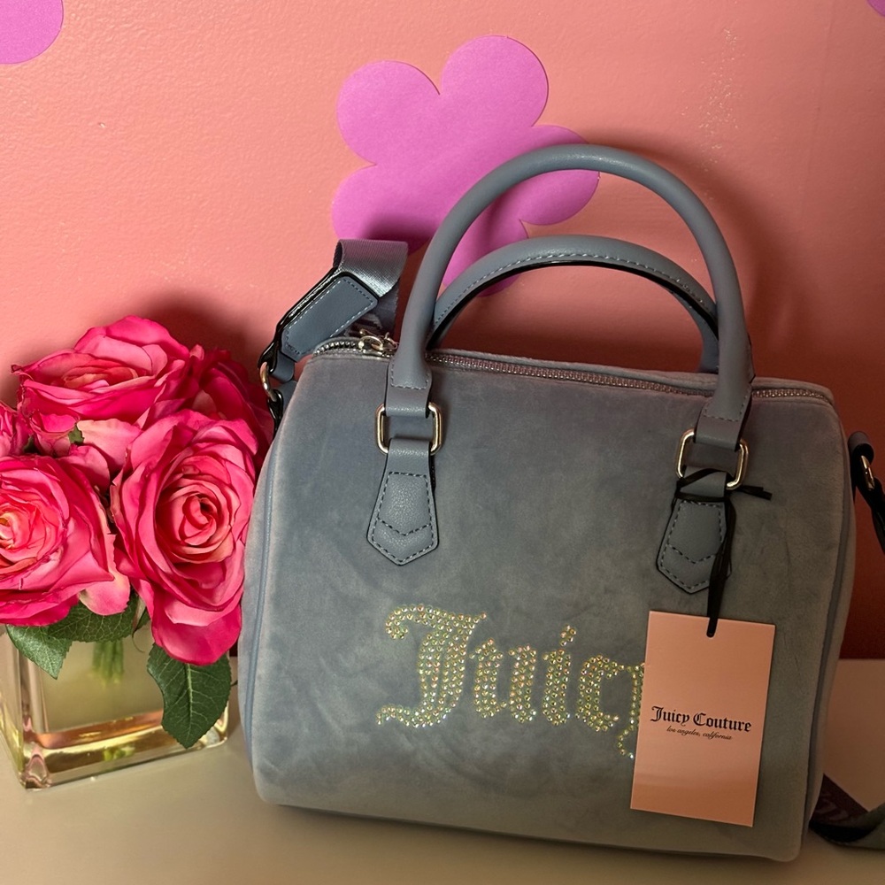 Slate Blue Obsession Satchel